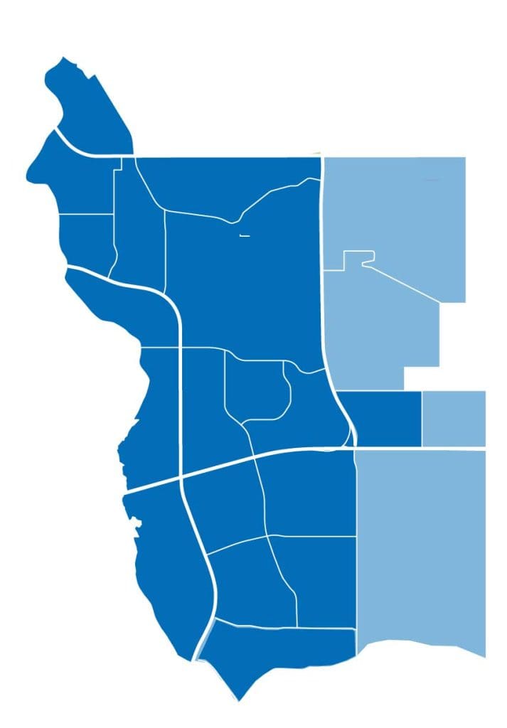 City-Of-Calgary-Map-South-East